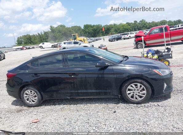 5NPD74LF4KH494017 2019 HYUNDAI ELANTRA Черный Вид задней части салона