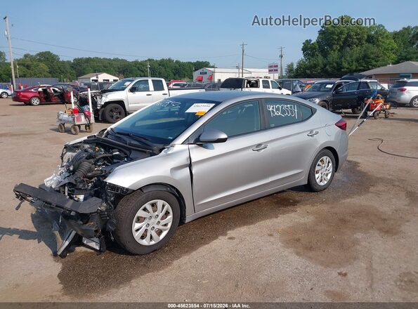 5NPD74LF4LH551317 2020 HYUNDAI ELANTRA Silver წინა მარცხენა ხედი სამი მეოთხედიდან
