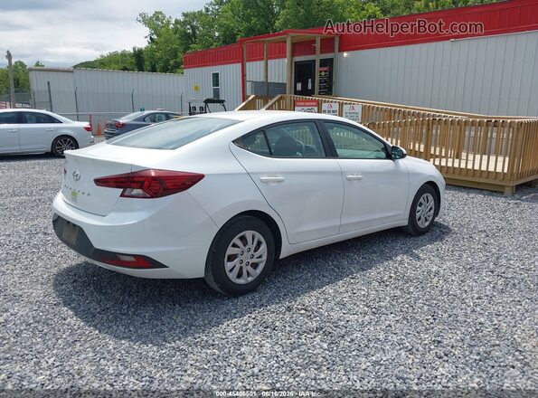 5NPD74LF4LH600466 2020 HYUNDAI ELANTRA White Rear right