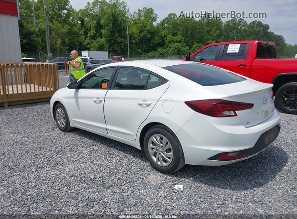 5NPD74LF4LH600466 2020 HYUNDAI ELANTRA White Rear left