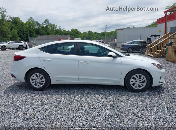 5NPD74LF4LH600466 2020 HYUNDAI ELANTRA White Rear interior view