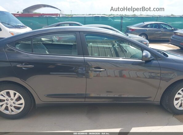 5NPD74LF4LH600998 2020 HYUNDAI ELANTRA Серый Вид задней части салона