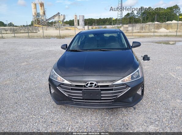 5NPD74LF4LH602234 2020 HYUNDAI ELANTRA Black Вид щитка приладів