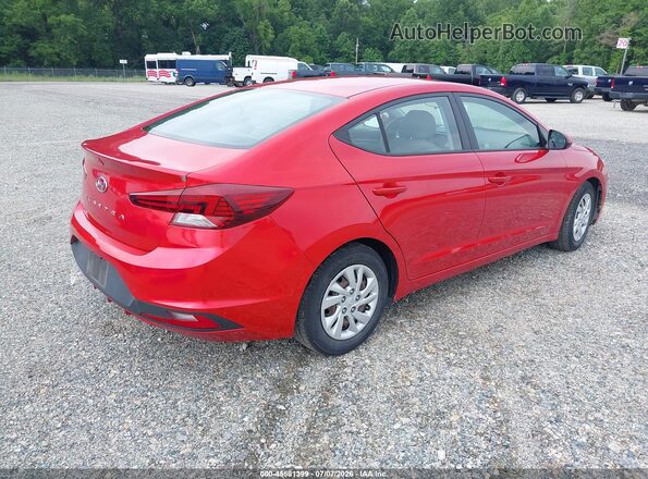 5NPD74LF4LH602492 2020 HYUNDAI ELANTRA Red Trasero derecho