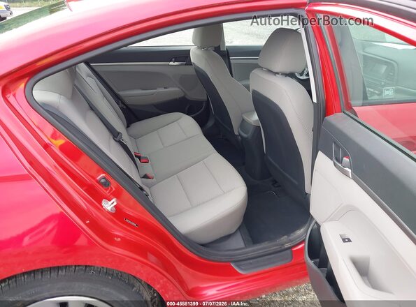 5NPD74LF4LH602492 2020 HYUNDAI ELANTRA Red Vista de la etiqueta del VIN