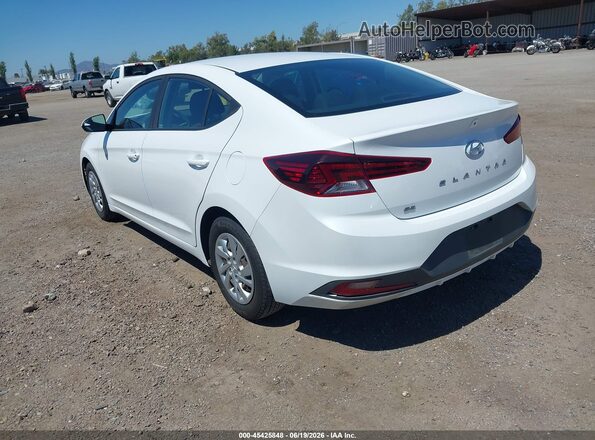 5NPD74LF4LH602914 2020 HYUNDAI ELANTRA White Trasero izquierdo