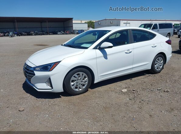 5NPD74LF4LH602914 2020 HYUNDAI ELANTRA White Vista tres cuartos delantera izquierda