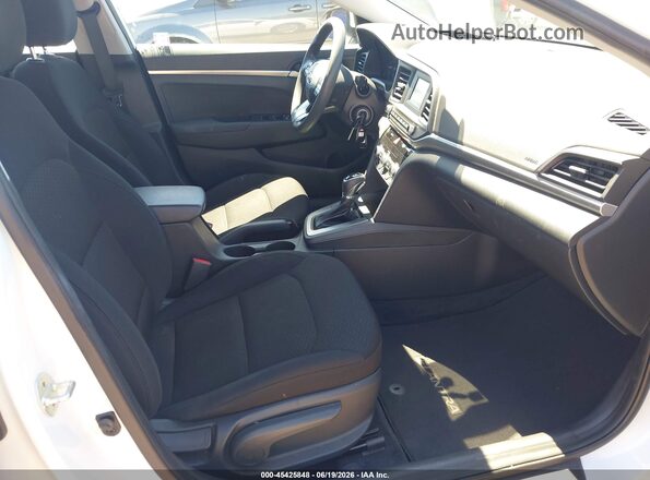 5NPD74LF4LH602914 2020 HYUNDAI ELANTRA White Vista interior delantera