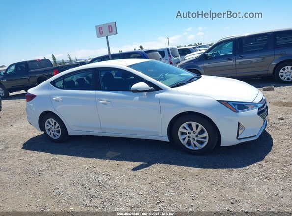 5NPD74LF4LH602914 2020 HYUNDAI ELANTRA White Vista interior de 360 grados