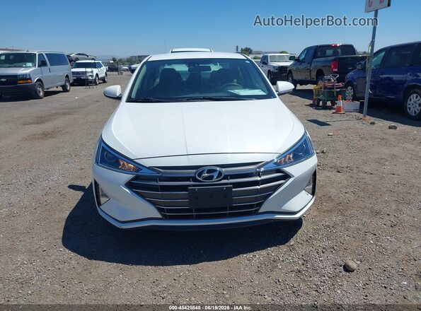 5NPD74LF4LH602914 2020 HYUNDAI ELANTRA White Vista interior trasera