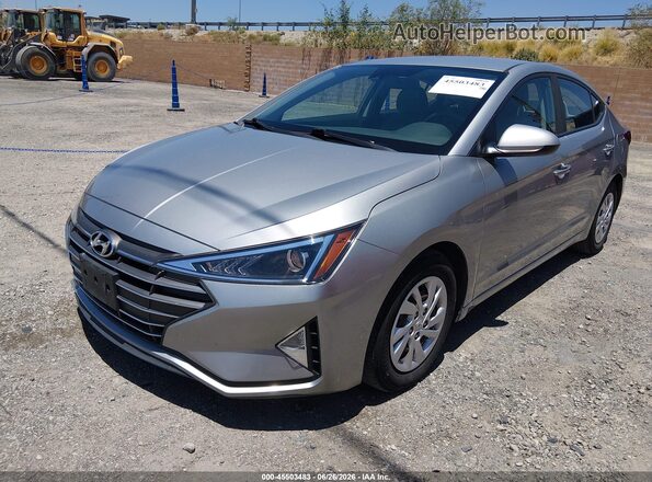 5NPD74LF4LH603240 2020 HYUNDAI ELANTRA Silver Առջևի ձախ երեք քառորդ տեսարան
