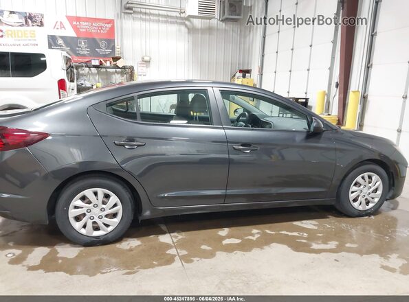 5NPD74LF4LH603738 2020 HYUNDAI ELANTRA Серый Вид задней части салона