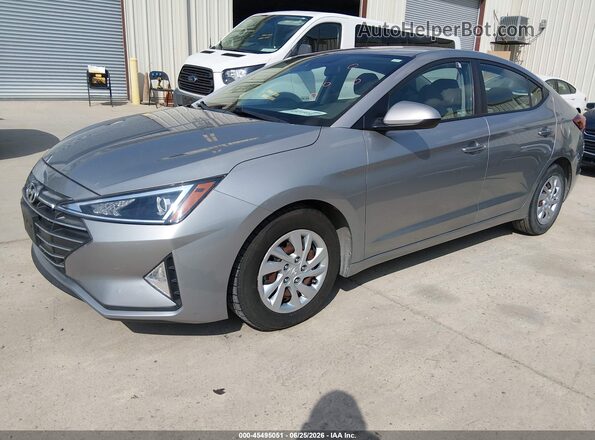 5NPD74LF4LH604095 2020 HYUNDAI ELANTRA Silver Vista tres cuartos delantera izquierda