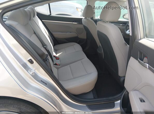 5NPD74LF4LH604095 2020 HYUNDAI ELANTRA Silver Vista de la etiqueta del VIN