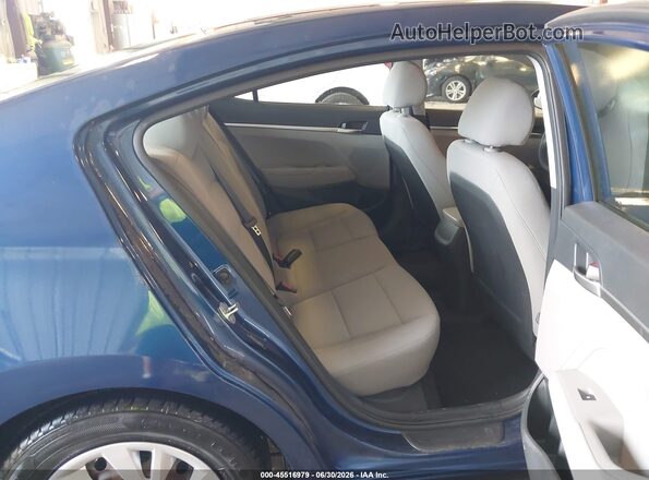 5NPD74LF4LH609975 2020 HYUNDAI ELANTRA Blue Vista de la etiqueta del VIN