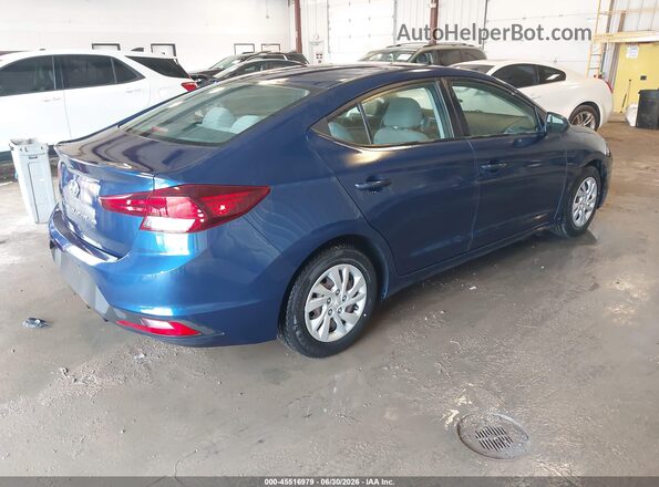 5NPD74LF4LH609975 2020 HYUNDAI ELANTRA Blue Trasero derecho