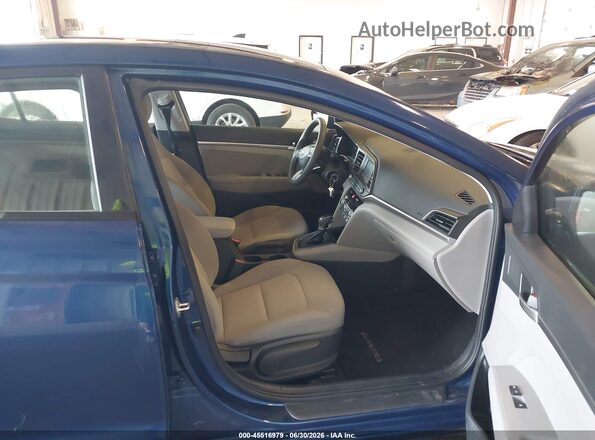 5NPD74LF4LH609975 2020 HYUNDAI ELANTRA Blue Vista interior delantera