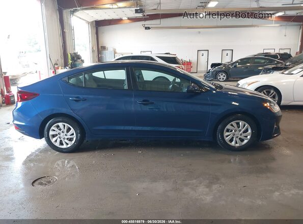 5NPD74LF4LH609975 2020 HYUNDAI ELANTRA Blue Vista interior trasera