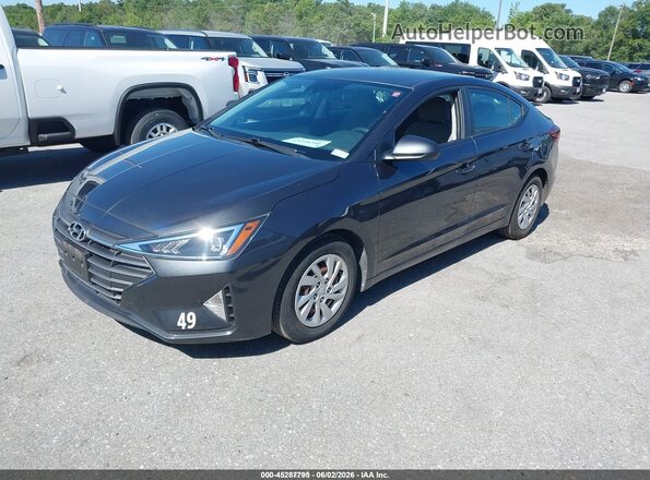 5NPD74LF4LH612813 2020 HYUNDAI ELANTRA Gray Przód lewy