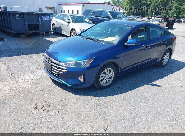 5NPD74LF4LH613086 2020 HYUNDAI ELANTRA Blue Przód lewy