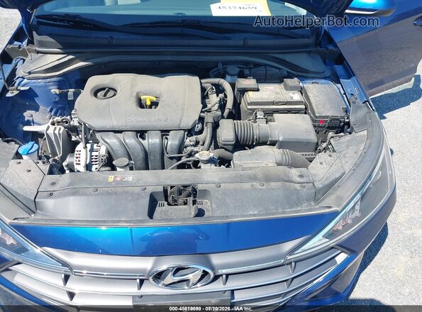 5NPD74LF4LH613086 2020 HYUNDAI ELANTRA Blue Widok z tyłu