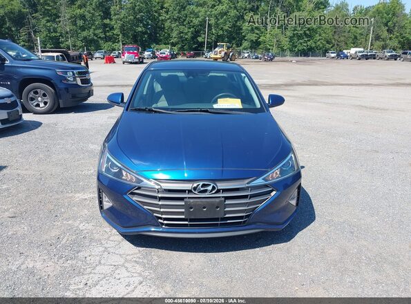 5NPD74LF4LH613086 2020 HYUNDAI ELANTRA Blue Widok wnętrza 360 stopni