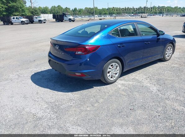 5NPD74LF4LH613086 2020 HYUNDAI ELANTRA Blue Tył prawy