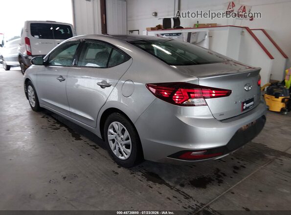 5NPD74LF4LH613153 2020 HYUNDAI ELANTRA Silver Trasero izquierdo