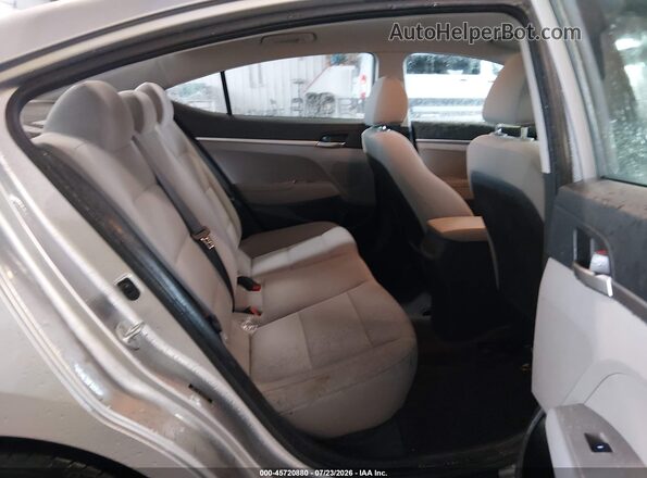 5NPD74LF4LH613153 2020 HYUNDAI ELANTRA Silver Vista de la etiqueta del VIN
