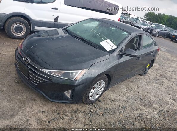 5NPD74LF4LH613282 2020 HYUNDAI ELANTRA Gray წინა მარცხენა ხედი სამი მეოთხედიდან