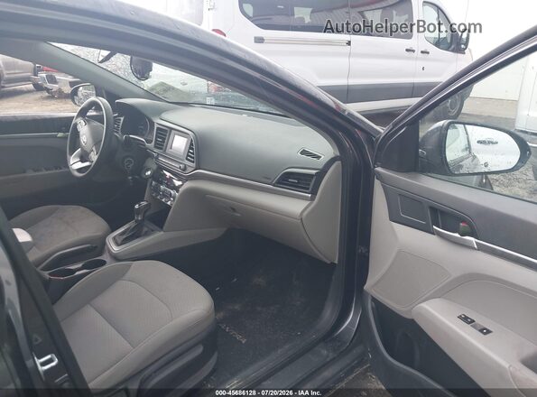5NPD74LF4LH613282 2020 HYUNDAI ELANTRA Gray წინა სალონის ხედი