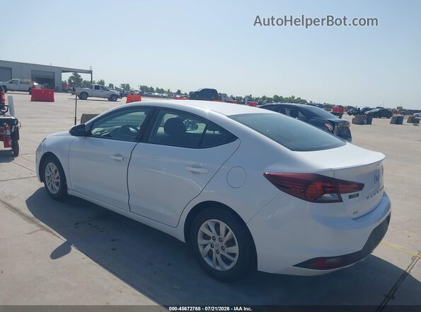 5NPD74LF4LH616134 2020 HYUNDAI ELANTRA White Հետևի ձախ