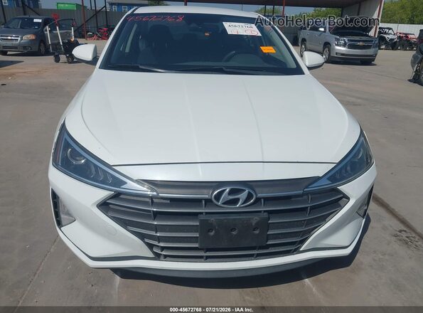 5NPD74LF4LH616134 2020 HYUNDAI ELANTRA White Դիմացի տեսք