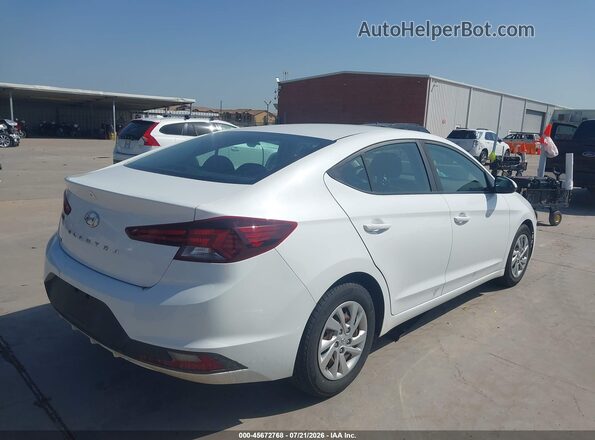 5NPD74LF4LH616134 2020 HYUNDAI ELANTRA White Հետևի աջ