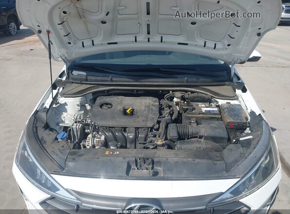 5NPD74LF4LH616134 2020 HYUNDAI ELANTRA White Հետևի տեսք