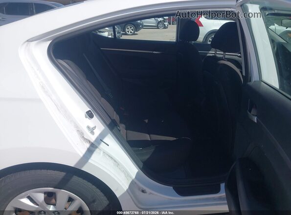 5NPD74LF4LH616134 2020 HYUNDAI ELANTRA White VIN կոդի պիտակի տեսք