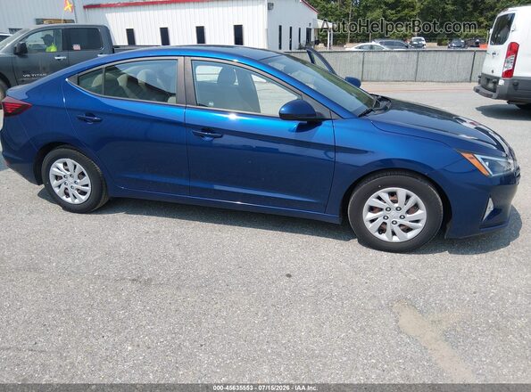 5NPD74LF4LH616814 2020 HYUNDAI ELANTRA Blue Widok z przodu
