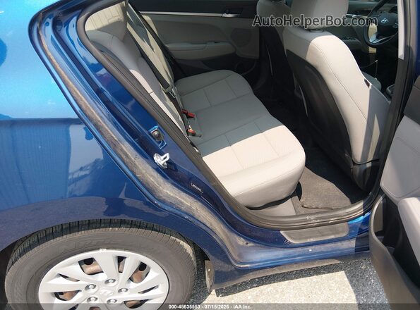 5NPD74LF4LH616814 2020 HYUNDAI ELANTRA Blue Widok naklejki z numerem VIN