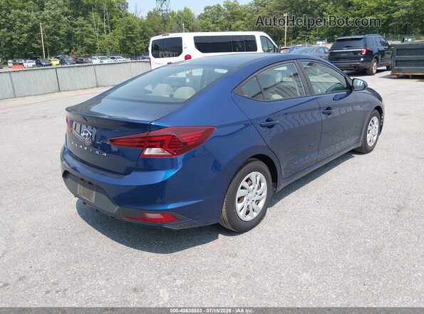 5NPD74LF4LH616814 2020 HYUNDAI ELANTRA Blue Tył prawy