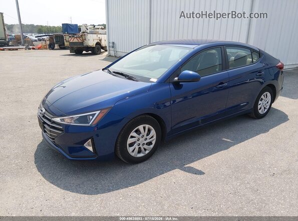 5NPD74LF4LH616814 2020 HYUNDAI ELANTRA Blue Przód lewy