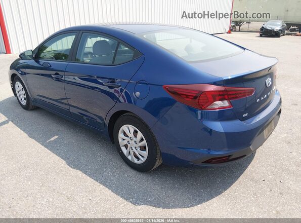 5NPD74LF4LH616814 2020 HYUNDAI ELANTRA Blue Tył lewy