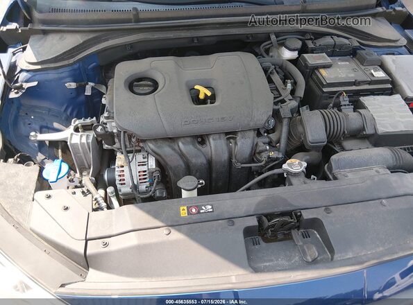 5NPD74LF4LH616814 2020 HYUNDAI ELANTRA Blue Widok z tyłu