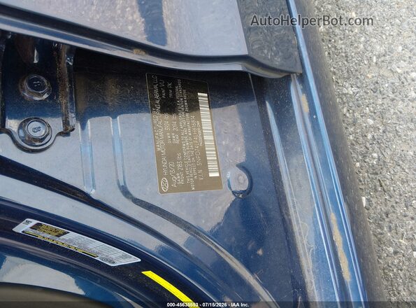 5NPD74LF4LH616814 2020 HYUNDAI ELANTRA Blue Widok komory silnika