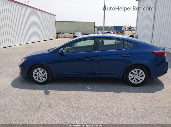 5NPD74LF4LH616814 2020 HYUNDAI ELANTRA Blue Widok wnętrza 360 stopni