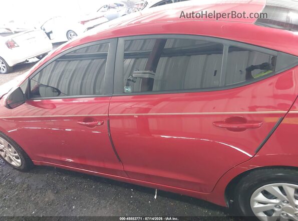 5NPD74LF4LH618692 2020 HYUNDAI ELANTRA Red Սալոնի հետևի տեսք