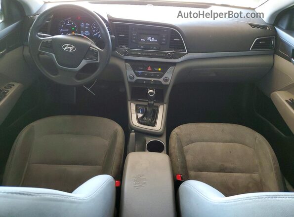 5NPD74LF5HH091706 2017 HYUNDAI ELANTRA White Առջևի վահանակի տեսք