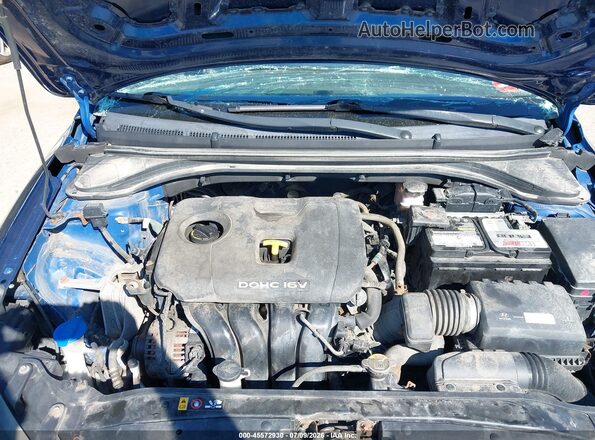 5NPD74LF5HH100064 2017 HYUNDAI ELANTRA Blue Вид ззаду