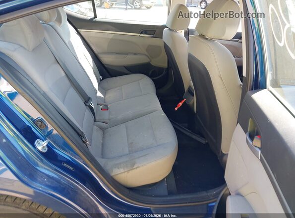 5NPD74LF5HH100064 2017 HYUNDAI ELANTRA Blue Вид наклейки з VIN-кодом