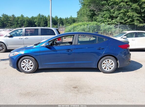 5NPD74LF5HH100064 2017 HYUNDAI ELANTRA Blue Панорамний вид салону 360°