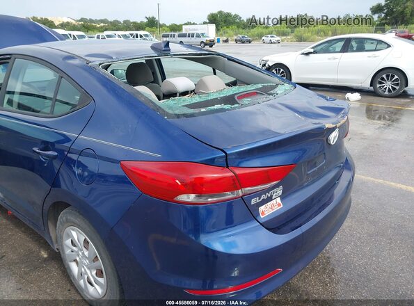 5NPD74LF5HH126759 2017 HYUNDAI ELANTRA Blue წინა ხედი